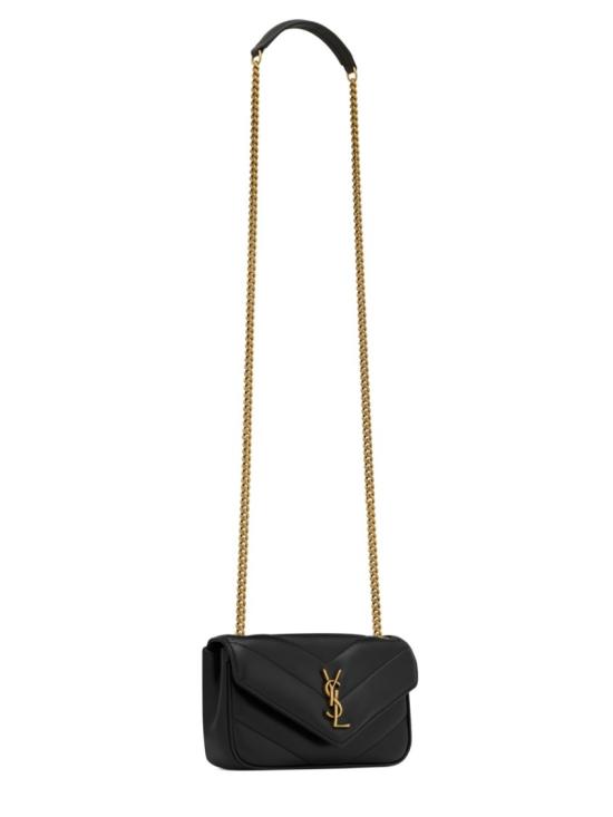  생로랑 루루 미니 램스킨 821749 AAEAX1000 Black - SAINT LAURENT