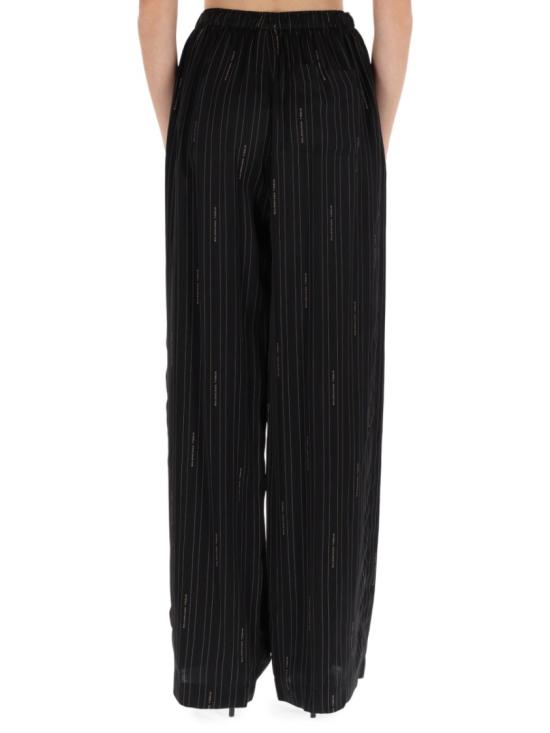  발렌시아가 핀스트라이프 로고 팬츠 847154 TSLA61264 Black - BALENCIAGA