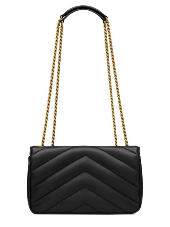  생로랑 루루 마틀라세 램스킨 스몰 숄더백 801437 AAEAX1000 Black - SAINT LAURENT