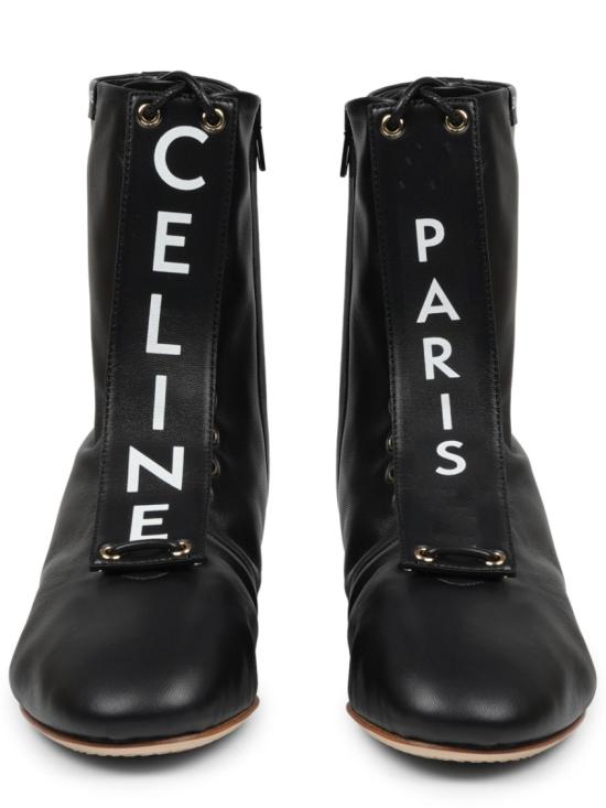  셀린느 발레 하이 레이스업 부츠 366535272C 38NO Black - CELINE