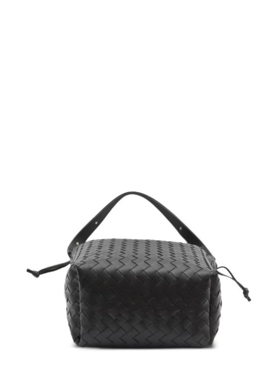  보테가베네타 인트레치아토 비블리오테카 버킷백 836020 V2HL18803 Black - BOTTEGA VENETA