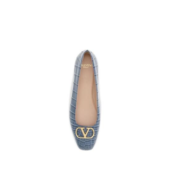 26FW 발렌티노 가라바니 플랫 슈즈 VA9W2S0PI8LUR4MABB BLUE - VALENTINO GARAVANI