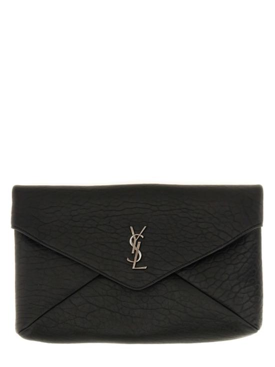  생로랑 카산드라 라지 엔벨로프 파우치 778181 AACIA1000 Black