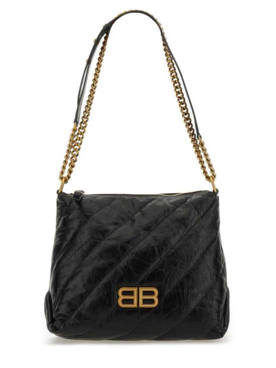  발렌시아가 크러쉬 호보백 스몰 806479 210J11000 Black