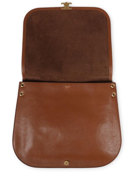  셀린느 소프트 트리옹프 베사체 서플 샤이니 램스킨 백 123632T88 GFY5 Brown - CELINE