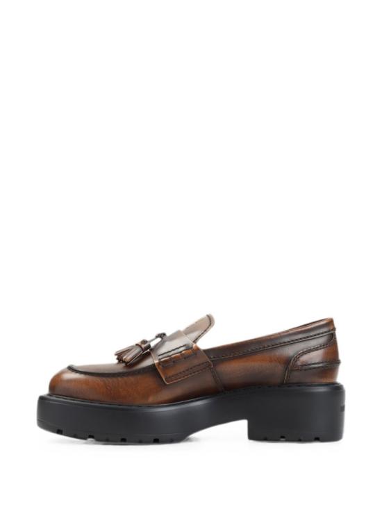26FW 미우미우 플랫 슈즈 5D743E3KY8F 055F0038 Brown - MIU MIU
