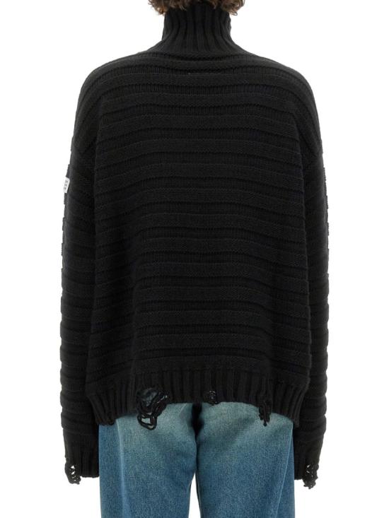 26FW MM6 메종마르지엘라 니트웨어 SH0HA0004 M13040900 Black - MM6 MAISON MARGIELA