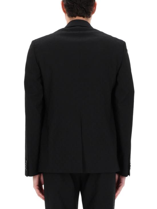  구찌 싱글 브레스트 GG 울 재킷 864110 ZAUP11000 Black - GUCCI