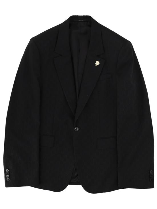  구찌 싱글 브레스트 GG 울 재킷 864110 ZAUP11000 Black