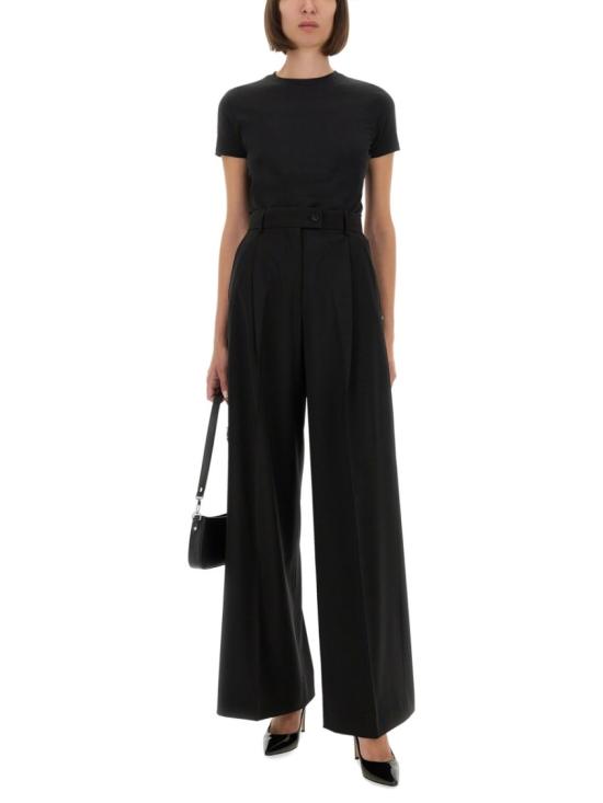 25FW 스포트막스 스트레이트 팬츠 2522136021600 245004 Black - SPORTMAX