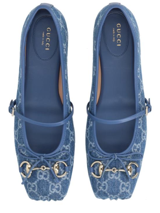  구찌 플랫 슈즈 814321 FAFHR4746 Blue - GUCCI