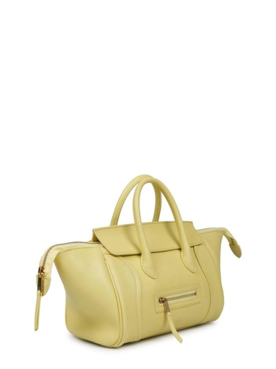  셀린느 스몰 뉴 러기지백 서플 샤이니 램스킨 124213GW2 11CU Yellow - CELINE