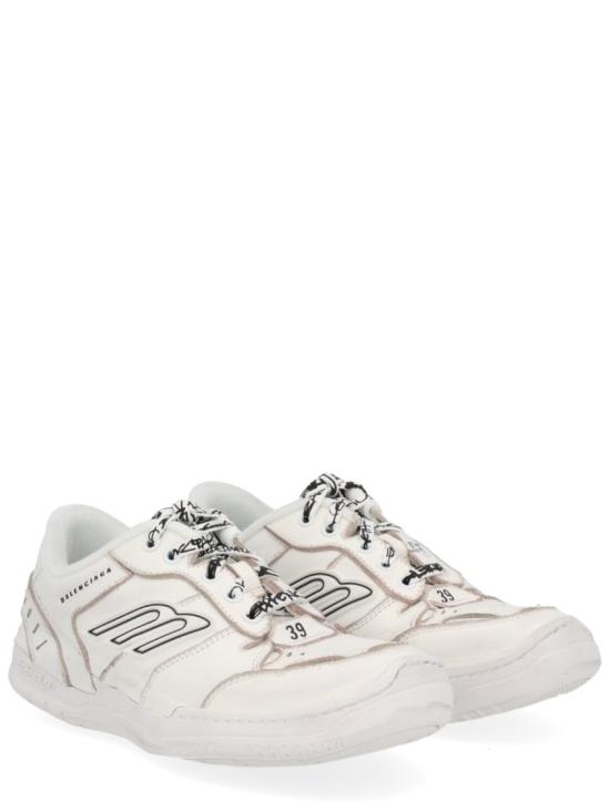 25FW 발렌시아가 햄튼스 미디움 원 아웃 스니커즈 841763 WCURS9000 White - BALENCIAGA
