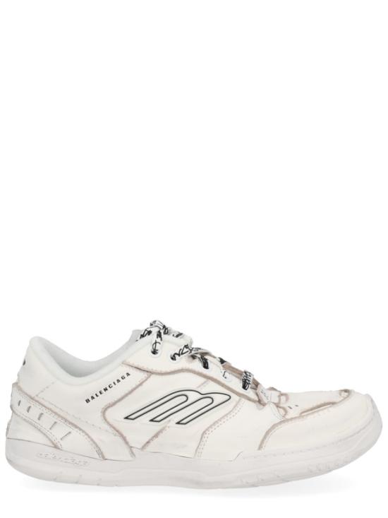 25FW 발렌시아가 햄튼스 미디움 원 아웃 스니커즈 841763 WCURS9000 White