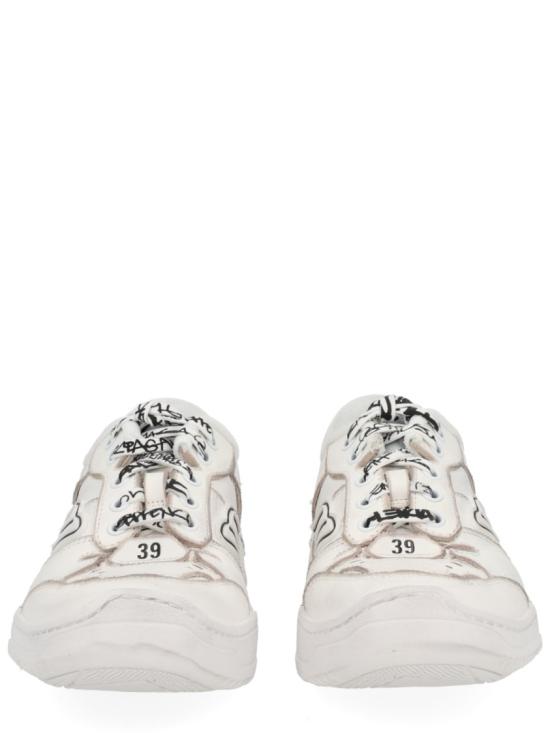 25FW 발렌시아가 햄튼스 미디움 원 아웃 스니커즈 841763 WCURS9000 White - BALENCIAGA