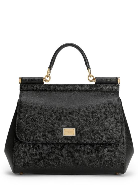  돌체앤가바나 라지 시실리 핸드백 BB6002 B100180999 Black