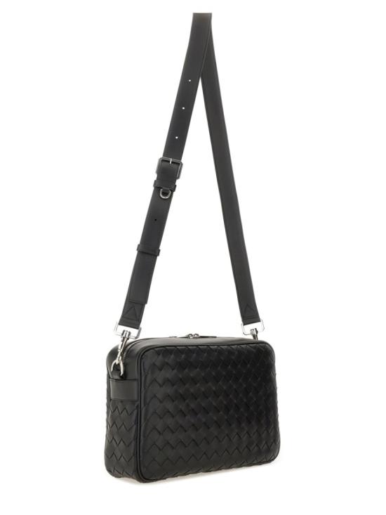  보테가베네타 미디움 인트레치아토 카메라백 755925 V2HL18803 Black - BOTTEGA VENETA