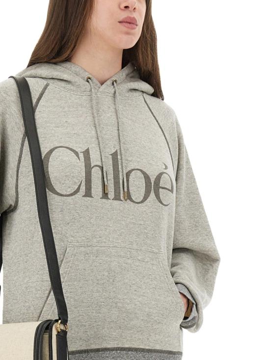 25FW 끌로에 탑 25AJH10179 060 Grey - CHLOE