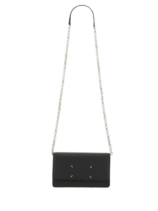 26FW 마르지엘라 WOC 체인 크로스바디 월렛 SA3UI0008 P4455T8013 Black - MAISON MARGIELA