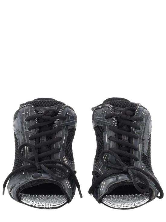  발렌시아가 스테이플러 샌들 힐 853765 WSPLH1000 Black - BALENCIAGA
