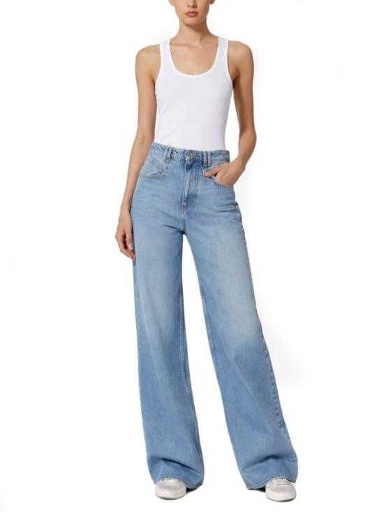  이자벨마랑 레모니 팬츠 PA0052FB D1H02I30LU Blue - ISABEL MARANT