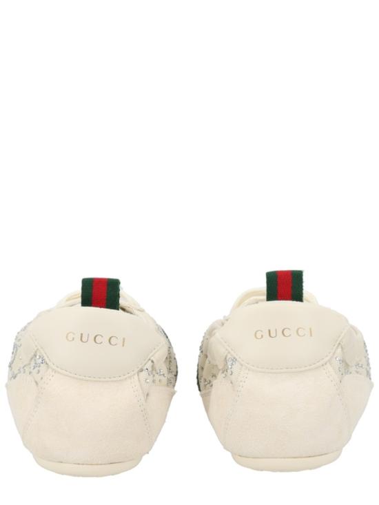  구찌 GG 크리스털 시프트 스니커즈 859221 AAF3W9165 Neutrals - GUCCI