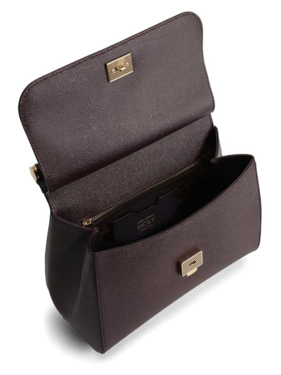  돌체앤가바나 라지 시실리 핸드백 BB6002 B10018M073 Black - DOLCE & GABBANA