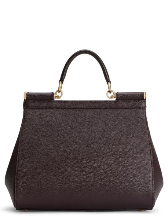  돌체앤가바나 라지 시실리 핸드백 BB6002 B10018M073 Black - DOLCE & GABBANA