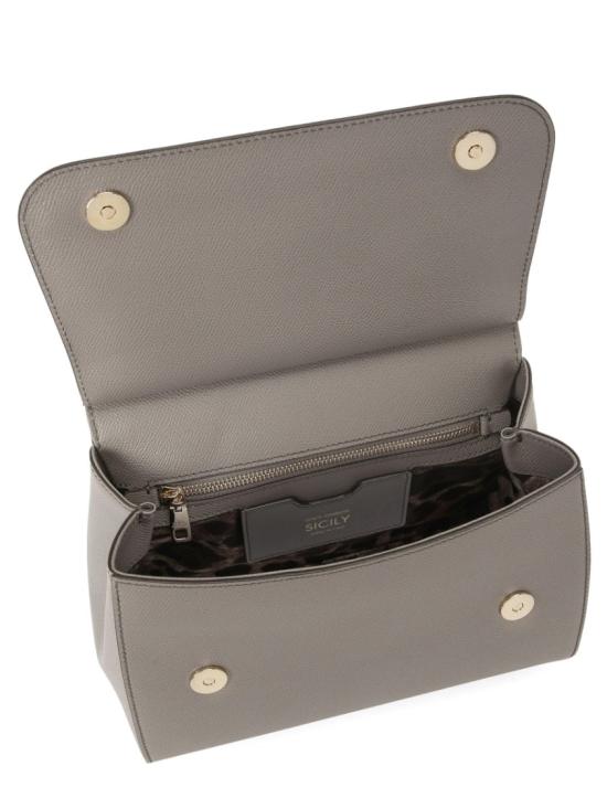  돌체앤가바나 라지 시실리 핸드백 BB6002 B100180045 Grey - DOLCE & GABBANA