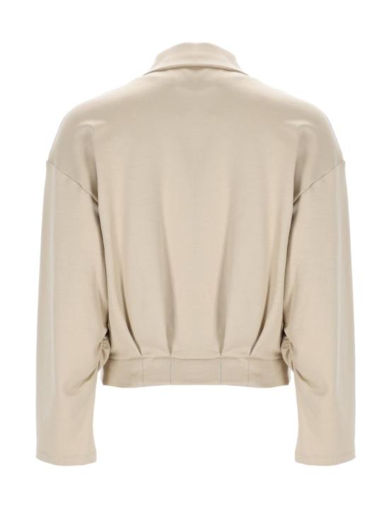  막스마라 집업 크롭 스웨터 2521926018600 058003 Neutrals - MAX MARA