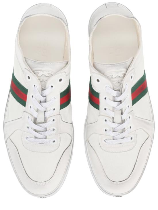  구찌 스트레치 로우 탑 스니커즈 864140 AAGFF9099 White - GUCCI