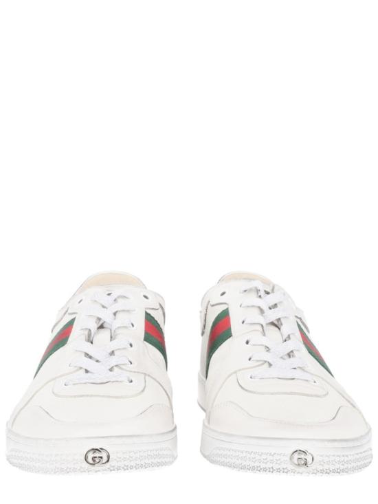  구찌 스트레치 로우 탑 스니커즈 864140 AAGFF9099 White - GUCCI