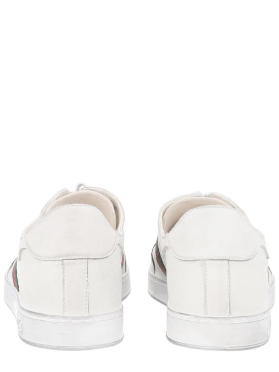  구찌 스트레치 로우 탑 스니커즈 864140 AAGFF9099 White - GUCCI