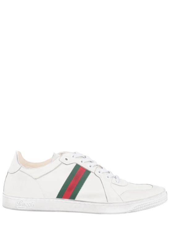  구찌 스트레치 로우 탑 스니커즈 864140 AAGFF9099 White