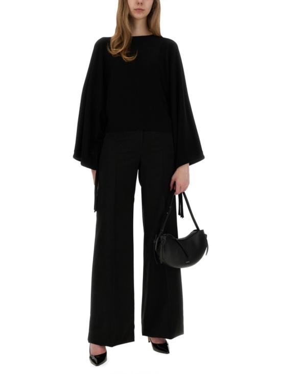 25FW 막스마라 프라이스 파인울 스웨터 2521366101600 022002 Black - MAX MARA