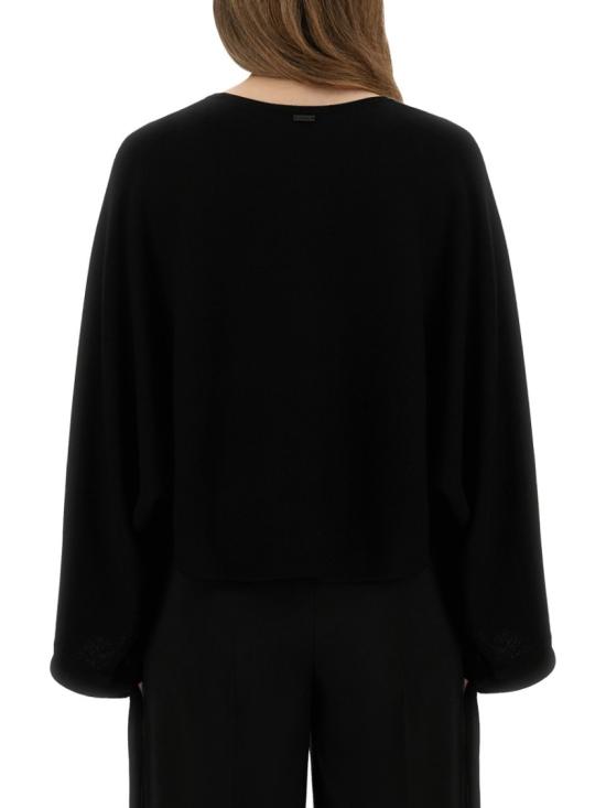 25FW 막스마라 프라이스 파인울 스웨터 2521366101600 022002 Black - MAX MARA