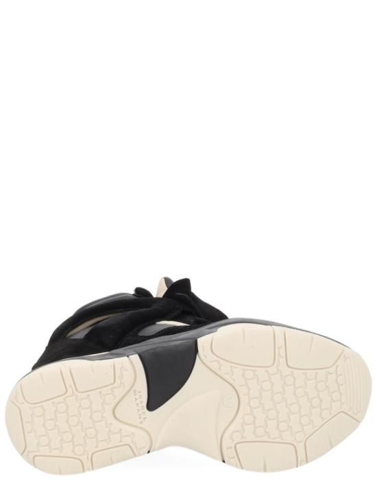  이자벨마랑 발스키 하이탑 스웨이드 웨지 스니커즈 BK0009FA A1E17S01BK Black - ISABEL MARANT