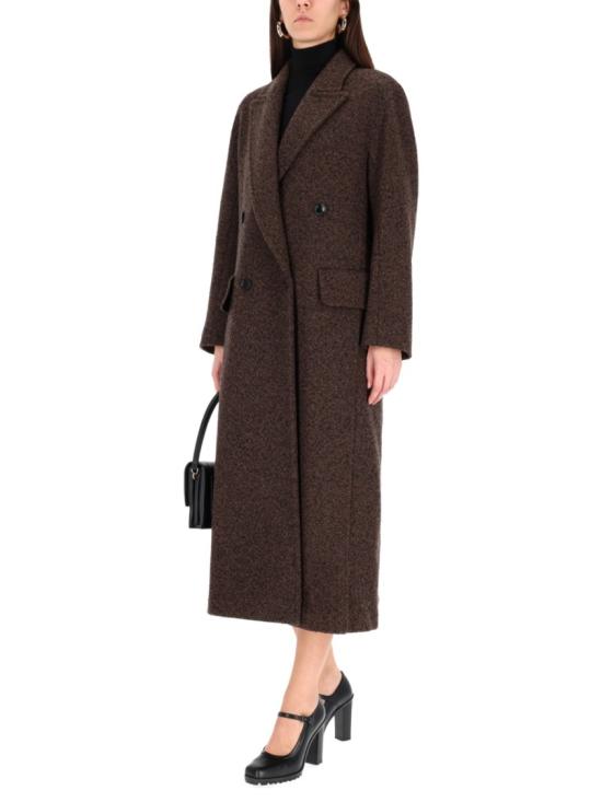 25FW 막스마라 아르코 버진울 코트 2521016443600 713003 Black - MAX MARA