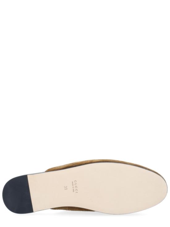  구찌 홀스빗 스웨이드 뮬 849565 AAFQV2118 Brown - GUCCI