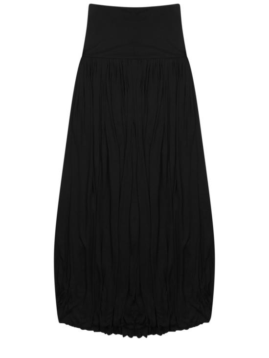  토템 롱 스커트 262WRB0395FB0635 001 Black