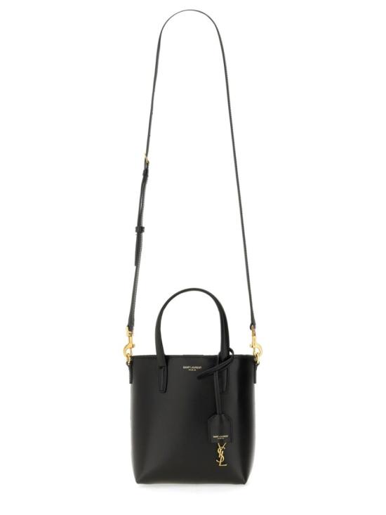  생로랑 박스 레더 미니 토이 토트백 773995 AADDI1000 Black - SAINT LAURENT