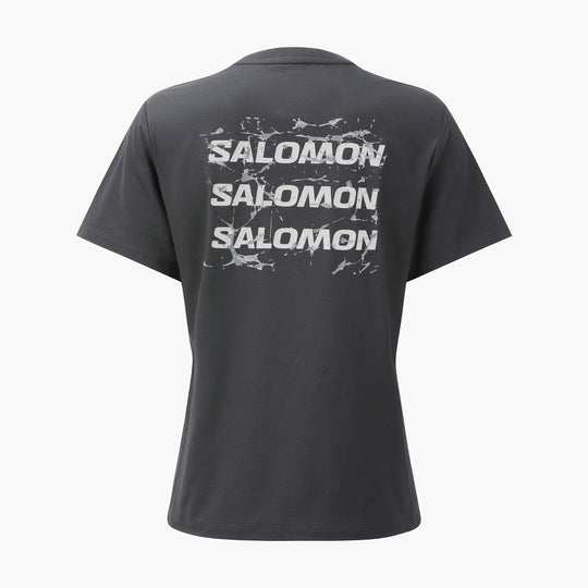 26SS 살로몬 반팔 티셔츠 S263002RTS73 BLK DOM - SALOMON