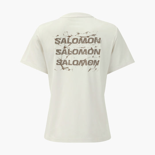 26SS 살로몬 반팔 티셔츠 S263002RTS73 CRM DOM - SALOMON