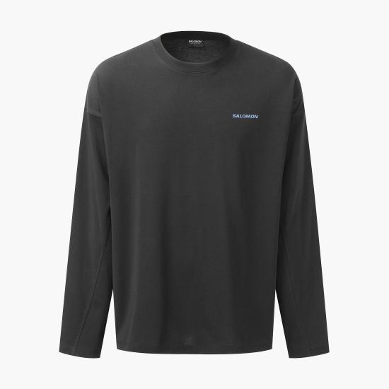 26SS 살로몬 긴팔 티셔츠 S263001HTL81 BLK DOM