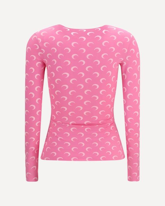  마린세르 긴팔 티셔츠 MRSW261PRTO033PI PK30 PINK DOM - MARINE SERRE