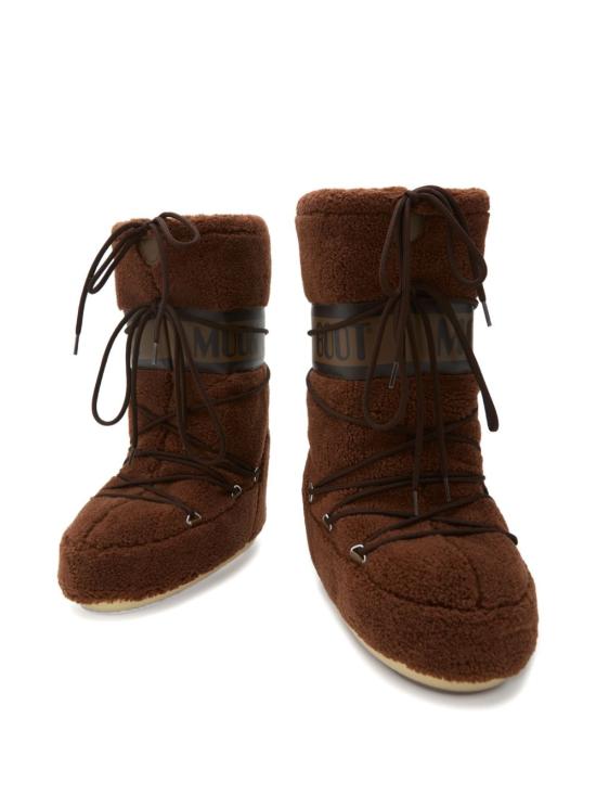 26FW 문부츠 아이콘 플리스 부츠 1403080 M004 BROWN - MOON BOOT