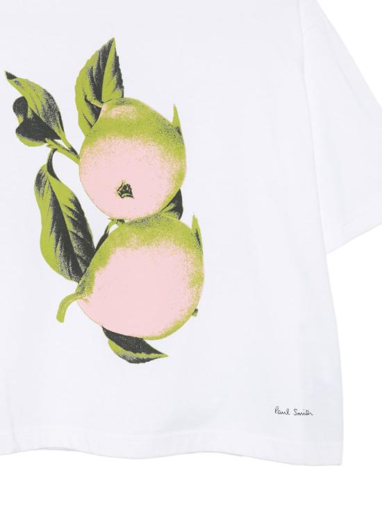 26FW 폴 스미스 반팔 티셔츠 W1R443V WP615601 WHITE - PAUL SMITH