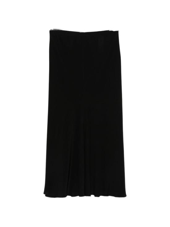 26FW 더로우 미디 스커트 R000272 W4651BLK BLACK
