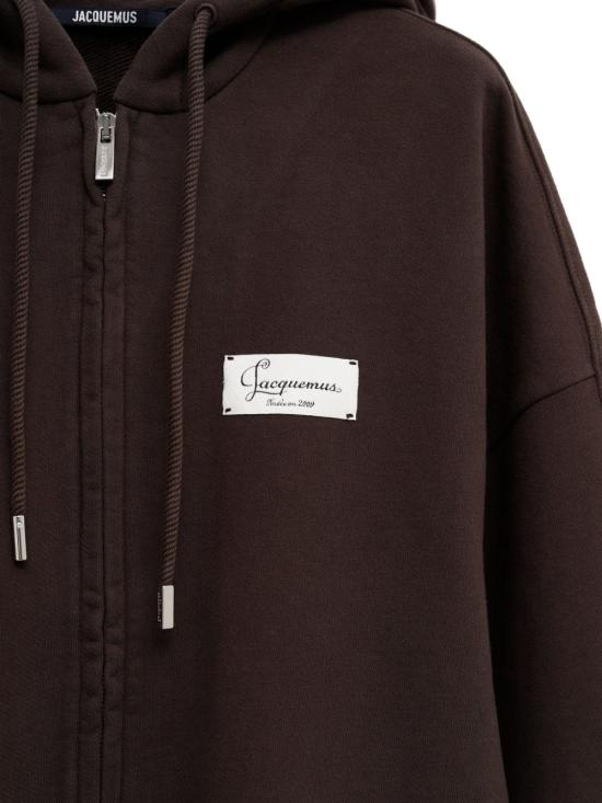 26FW 자크뮈스 후드 티셔츠 HOU00314 AJ00325881 BROWN - JACQUEMUS