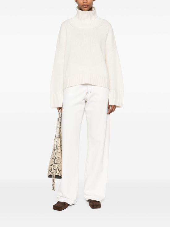 26FW 소프트 고트 스웨터 FW25SF2104910086 FEATHERWHITE - SOFT GOAT